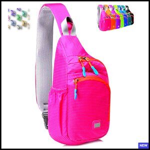 Waterproof Sling Backpack Crossbody Daypack Lightweight Travel Hiking Packable